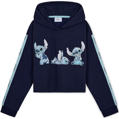 Disney Stitch Felpa Corta con Cappuccio per Bambina