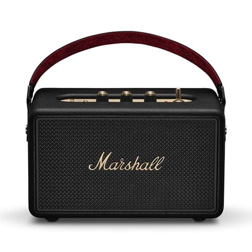 Marshall Kilburn III - Diffusore Portatile Bluetooth Nero/Ottone