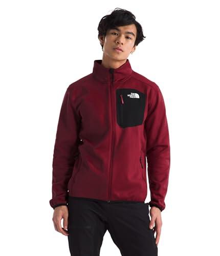 The North Face M Crest FZ Maglia Lunga Uomo Garnet Red/TNF Black