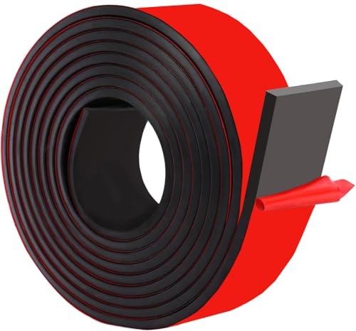 Rotolo in Neoprene Adesivo Antiscivolo e Fonoassorbente - 50mm x 3mm x 3m