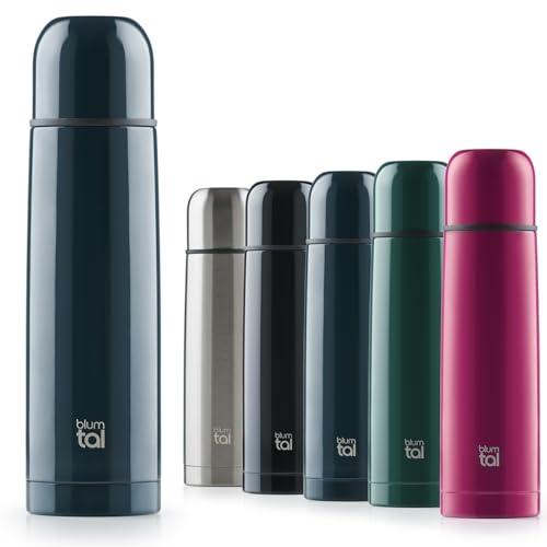Blumtal Termos Caffè in Acciaio Inox Doppia Parete, 1000ml, Blu Oceano