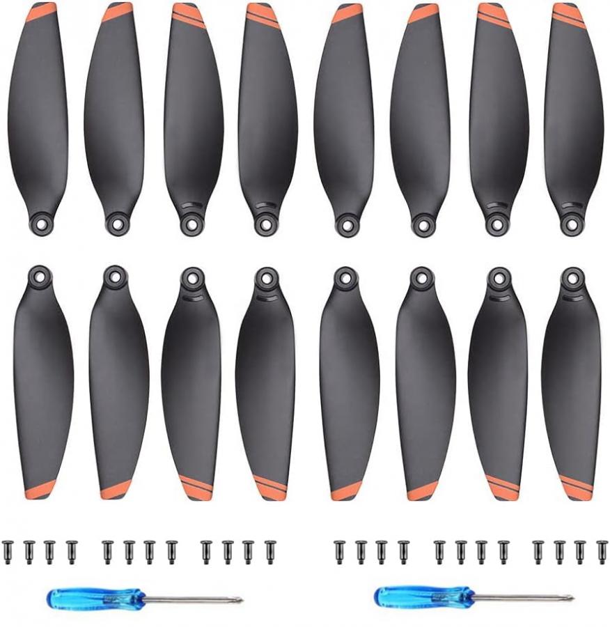 Eliche Silenziose e Stabili per Mini 2/SE/4K (16 pz, Arancioni)