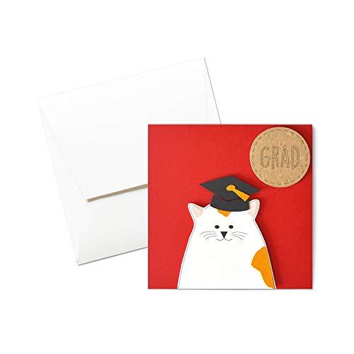 Biglietto d'auguri Laurea Catlover - MelaAnnurca storie di carta
