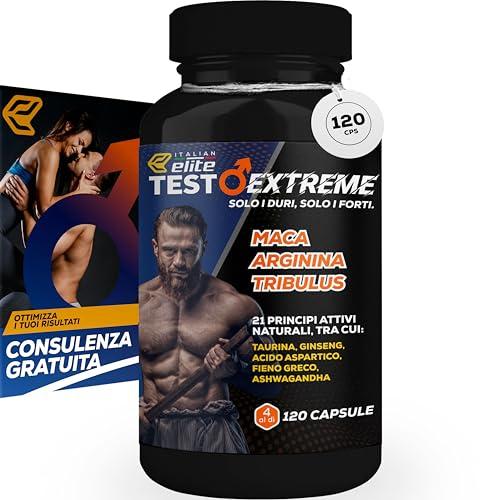 Italian Elite® Testo Extreme: Booster Naturale per Forza, Energia e Resistenza