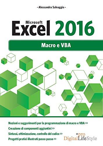 Microsoft Excel 2016 Macro e VBA