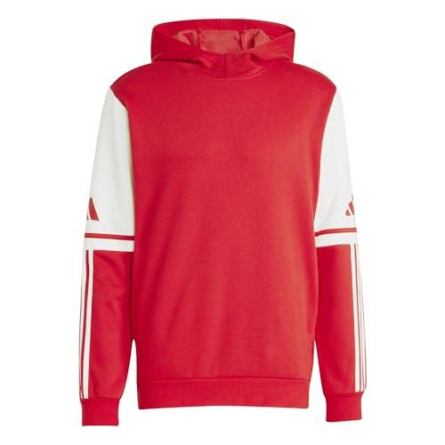 Adidas Squadra 25 Felpa con Cappuccio Uomo, Rosso Potenza 2/Bianco