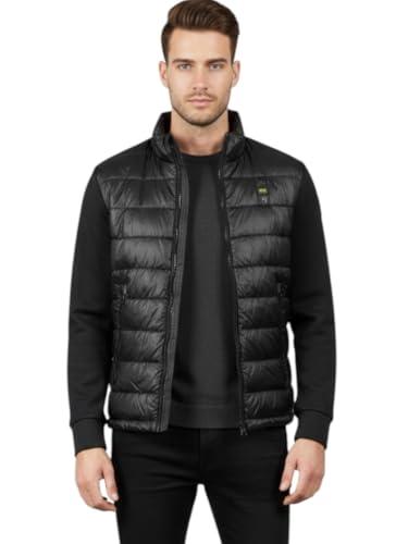 Blauer Piumino tessuto. Piumino in tessuto. L'articolo presenta patch laterale tono su tono. Tg XL