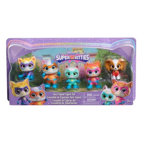 Just Play Set di personaggi Disney Junior SuperKitties Hero Squad, 5 pezzi