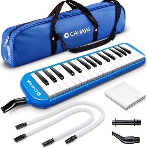 CAHAYA Melodica 32 Tasti Blu con Custodia