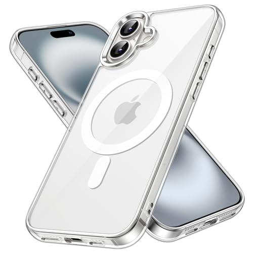 JETech Cover Magnetica per iPhone 16 6,1 Pollici Compatibile con MagSafe