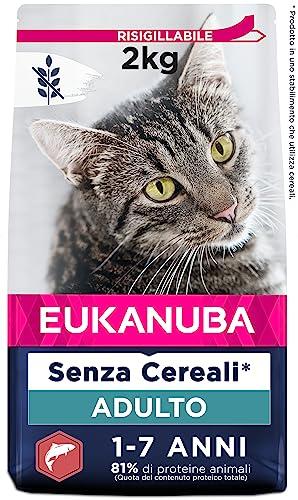 EUKANUBA Grain Free Salmone per Gatti Adulti - 2kg