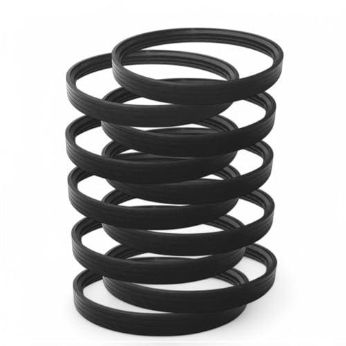 Guarnizioni in Silicone Ø80 mm – Set da 10 Pezzi, Alta Temperatura per Stufe a Pellet, Legna e Caminetti - Lemag srl