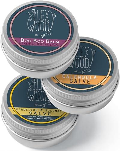 Set Regalo Vegan Herbal Salve - Sollievo Naturale per la Pelle