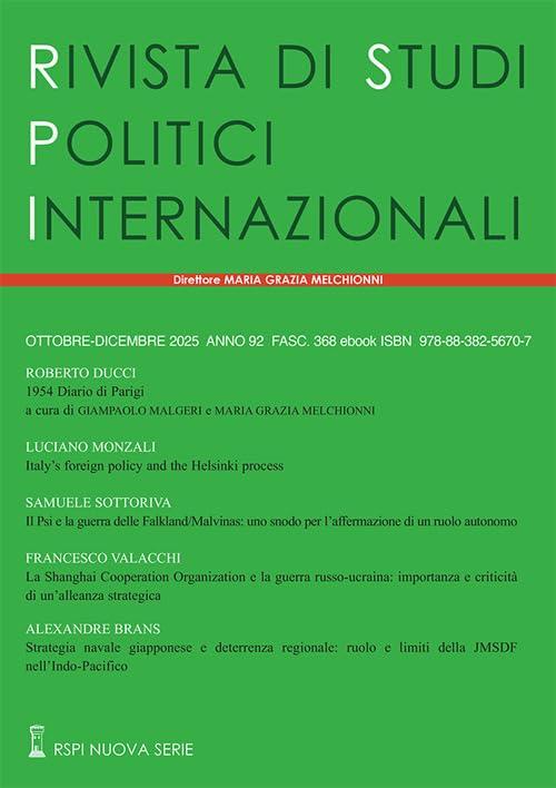 Rivista di studi politici internazionali (2025) (Vol. 4)