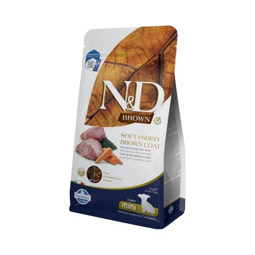 Farmina, N&D Brown, Agnello Spirulina & Carota, Cane Puppy Mini, 1,5kg