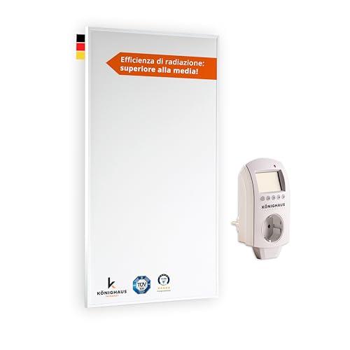 Riscaldatore a Infrarossi Könighaus 1000W Eco: Calore Efficiente e Design Elegante