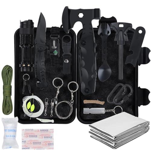 Kit di Sopravvivenza 18 in 1 per Campeggio ed Emergenze