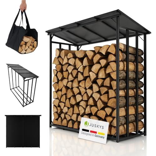 Portalegna da esterno con tetto Juskys