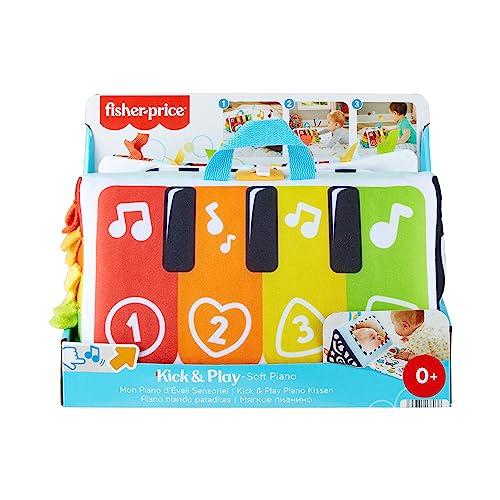 Fisher-Price Kick & Play Soft Piano - Palestrina Musicale Interattiva per Neonati