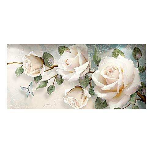 Sunnay - Set Diamond Painting Grande Rosa Bianca 45x90cm