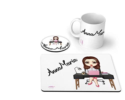 Set da scrivania personalizzato per collega di lavoro