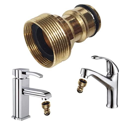 Adattatore Universale per Rubinetto Miscelatore con Attacco Rapido per Tubo da Giardino