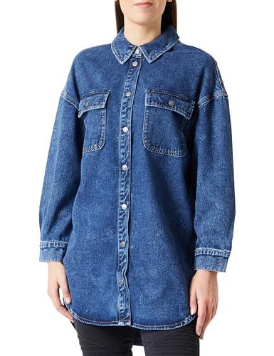 ONLY Onlkasia LS Ovs Db DNM Shirt Bj Noos Camicia di Jeans