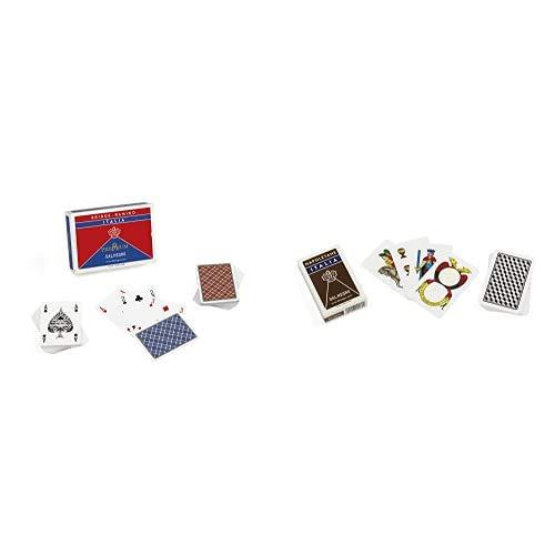 Dal Negro-Dal Negro-21043 Ramino Italia, 21043 & Negro- Napoletane Italia-Astuccio Marrone Carte Da Gioco Regionali, Multicolore, 010069