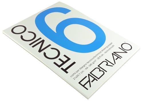 Fabriano Tecnico 6 Blocco Carta A4 - 240 g/m²