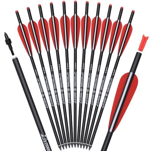 TY Archery 12 Viti per Balestra in Carbonio 16 Pollici