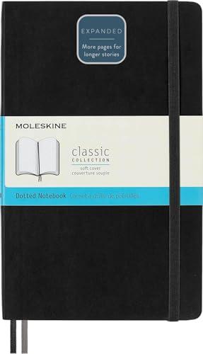 Moleskine Classic Notebook Expanded - Large, Nero, Puntinato