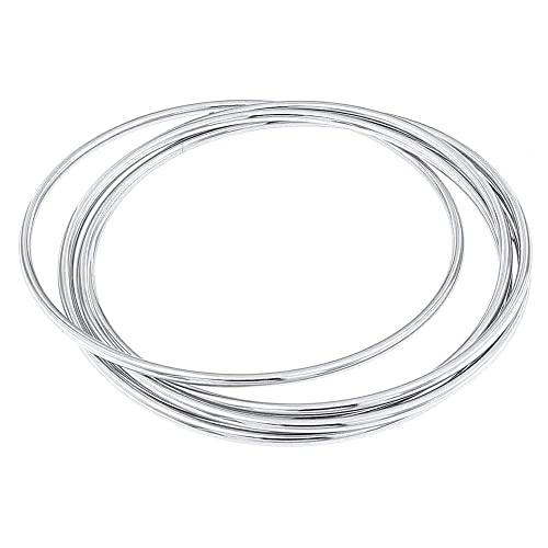 Bracciale Donna Argento 925 Cinque Cerchi Intrecciati Linea Italia Gioielli
