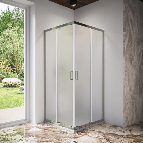 Box Doccia Angolare Tonga 80x80 cm - Cristallo Temperato Opaco