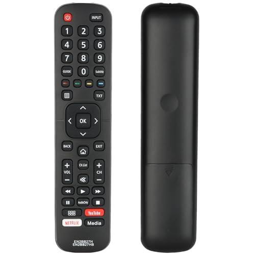 Telecomando Sostitutivo EN2BB27H EN2BB27HB per Smart TV Hisense con Accesso Rapido a YouTube e Netflix