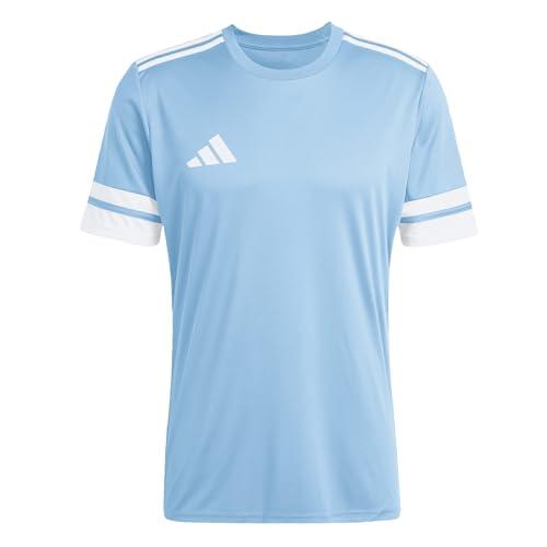 Maglia Adidas Uomo SQUADRA 25 Manica Corta Blu Chiaro/Bianco