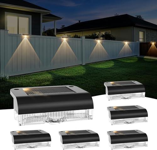 AGOTD Luci Solari per Esterni, 6 pezzi, Bianco Caldo