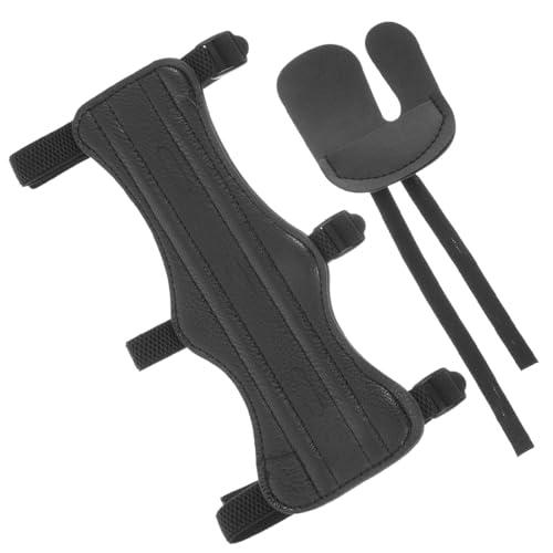 Set Protezione per Tiro con l'Arco EIHI: Bracciale e Salvadita Regolabili