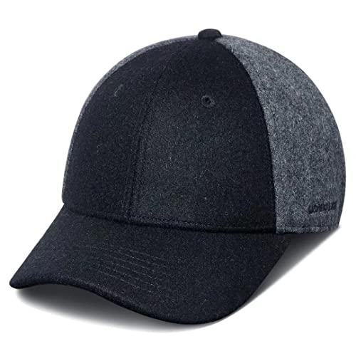 GADIEMKENSD Winter Baseball Caps Wool Dad Hat Warm Trucker Hats Work cap Workout Thick Christmas Gifts for Mens Womens Clothing Sport Novelty The Dem En Apparel Fabric Woolen Men Black Gray