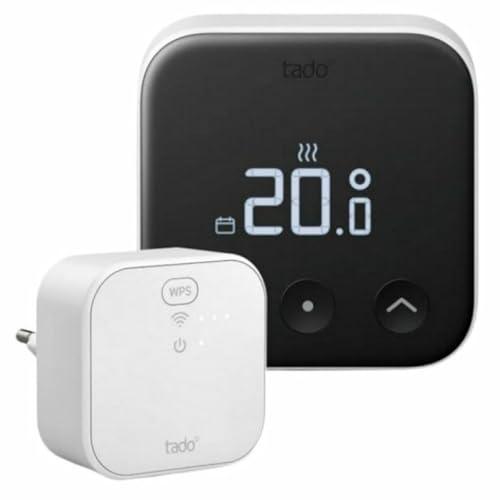 Tado Kit di avvio con Termostato Intelligente X con Cablaggio e Bridge per Internet