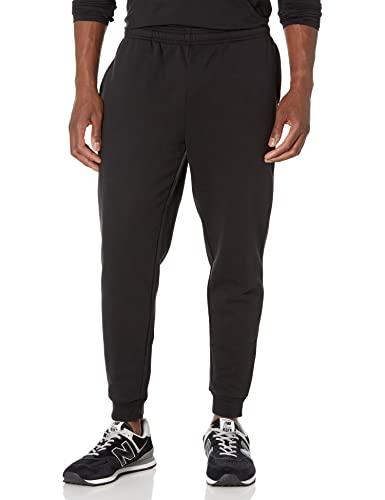 Amazon Essentials Pantaloni della Tuta in Pile Uomo, Nero, L