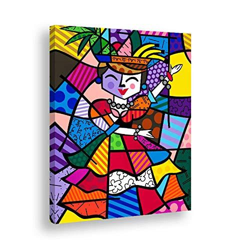 Quadro su Tela Canvas - Romero Britto - Artyexpress Made in Italy