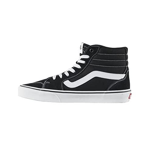 Vans Filmore Hi Suede Canvas Black White