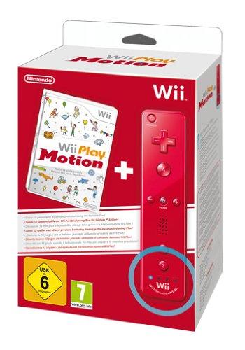 Wii Play Motion + Telecomando Wii Plus, Rosso [Bundle]
