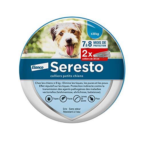 Seresto Collana Antiparassitaria per Cani di Taglia Piccola - Confezione da 2