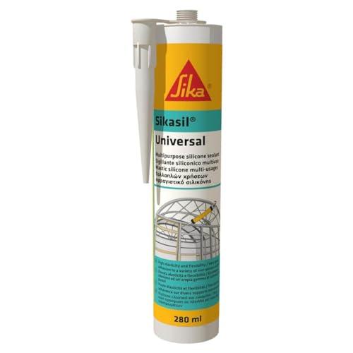 Sika - Sikasil Universal, Trasparente - Sigillante Siliconico Universale - Impermeabilizza i giunti - Per interni ed esterni - Cartuccia da 280ml