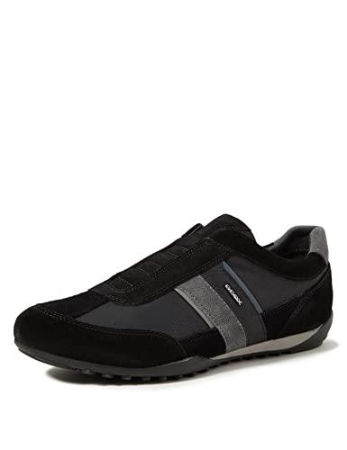 Geox U Wells A Sneakers Uomo Nero/Blu
