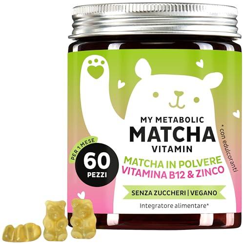 Caramelle Gommose Matcha - Senza Zucchero - Bears with Benefits