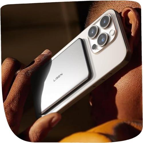 LISEN Powerbank Magsafe 5000mAh, Caricatore Portatile Magnetico Ultraslim
