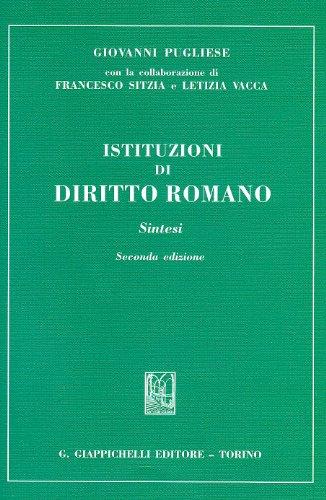 Istituzioni di diritto romano - Sintesi