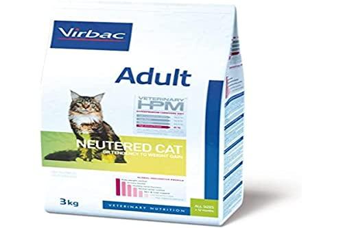 Virbac Vet HPM Cat Adult Neutered - Alimento Completo per Gatti Sterilizzati